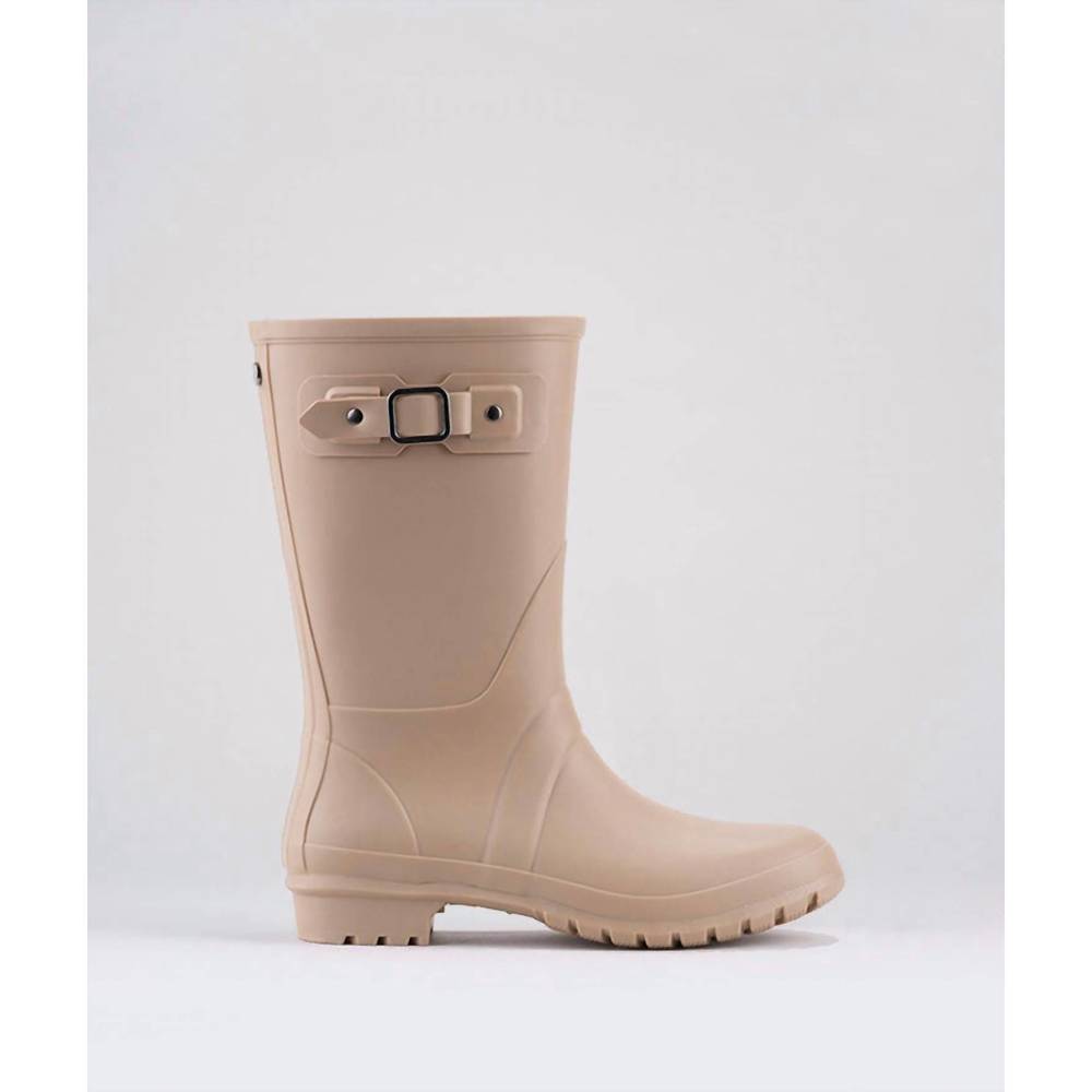 NEW IGOR women's mini boira rain boot in beige